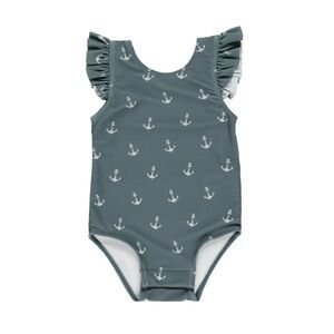 NWT Rylee + Cru Scoop Back One-Piece Anchor